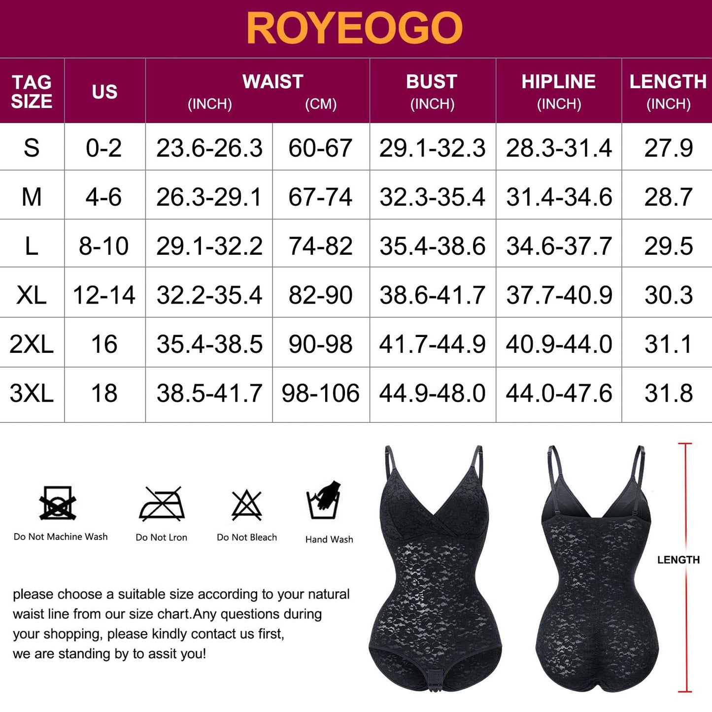 Shapewear Tummy Control Bodysuit Cute Lace Cami V-Neck Tank Top Waist Trainer