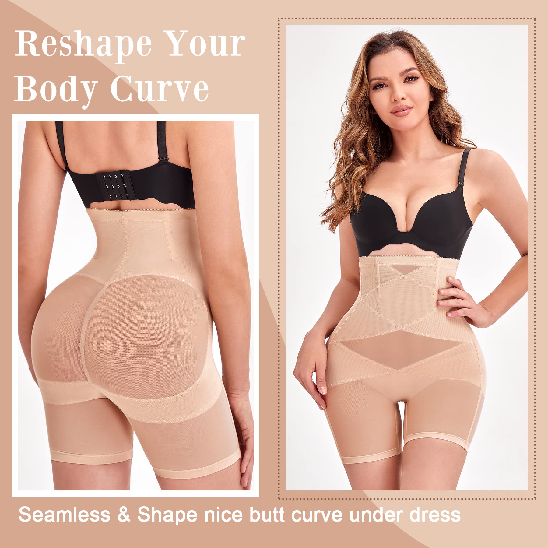 Shapewear for Women Tummy Control Panties Butt Lifter Seamless Body Shaper