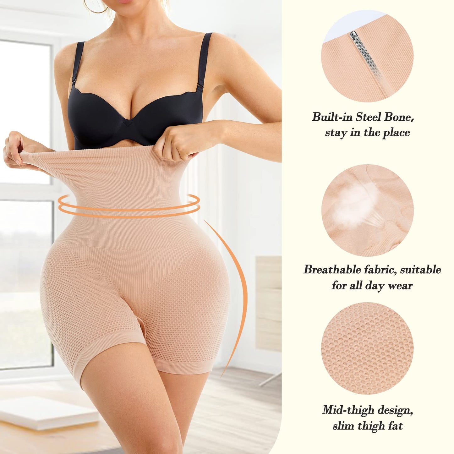 Sauna Sweat Pants for Women High Waist Compression Slimming Weights