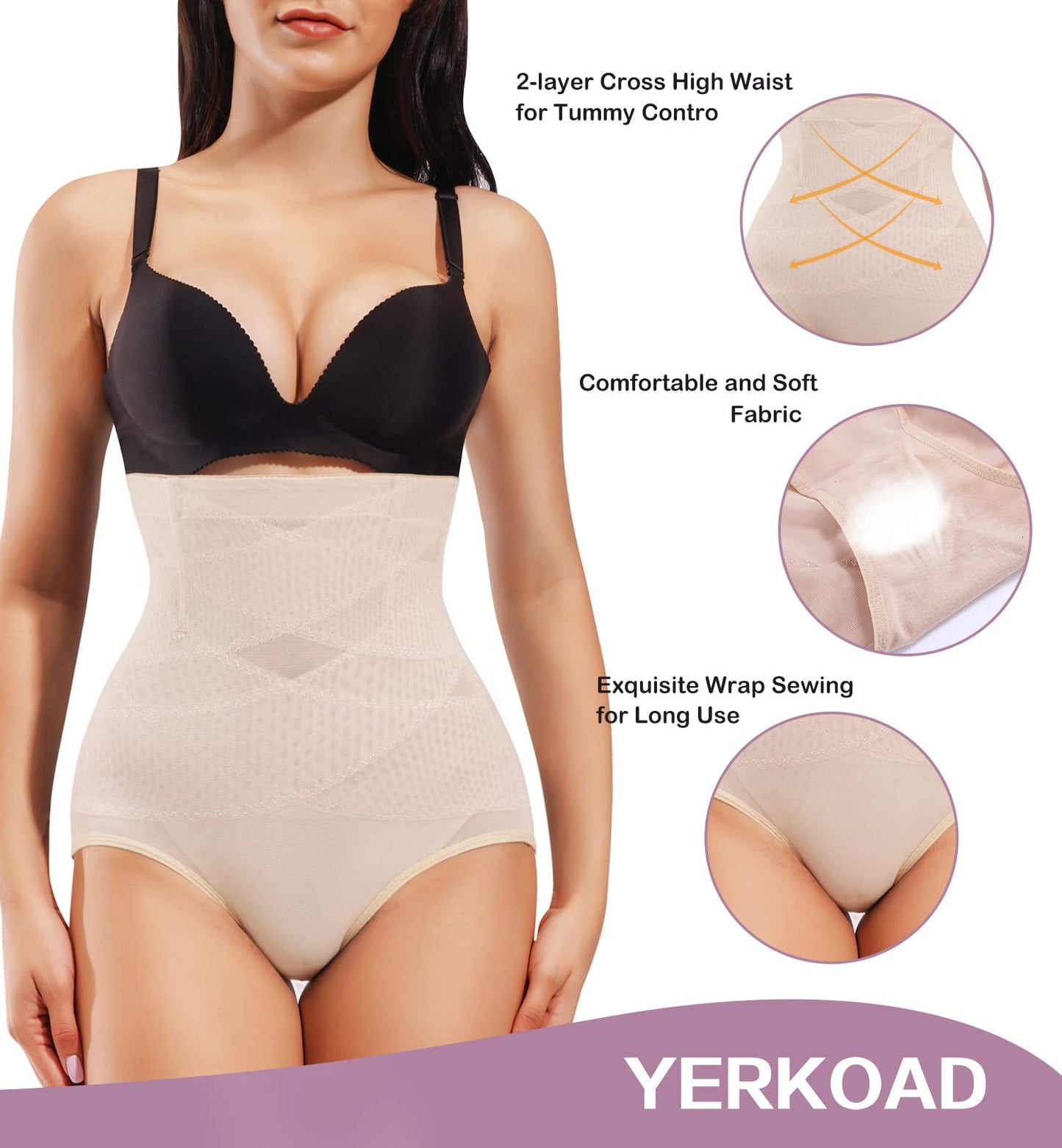 Shapewear for Women Waist Trainer Tummy Control