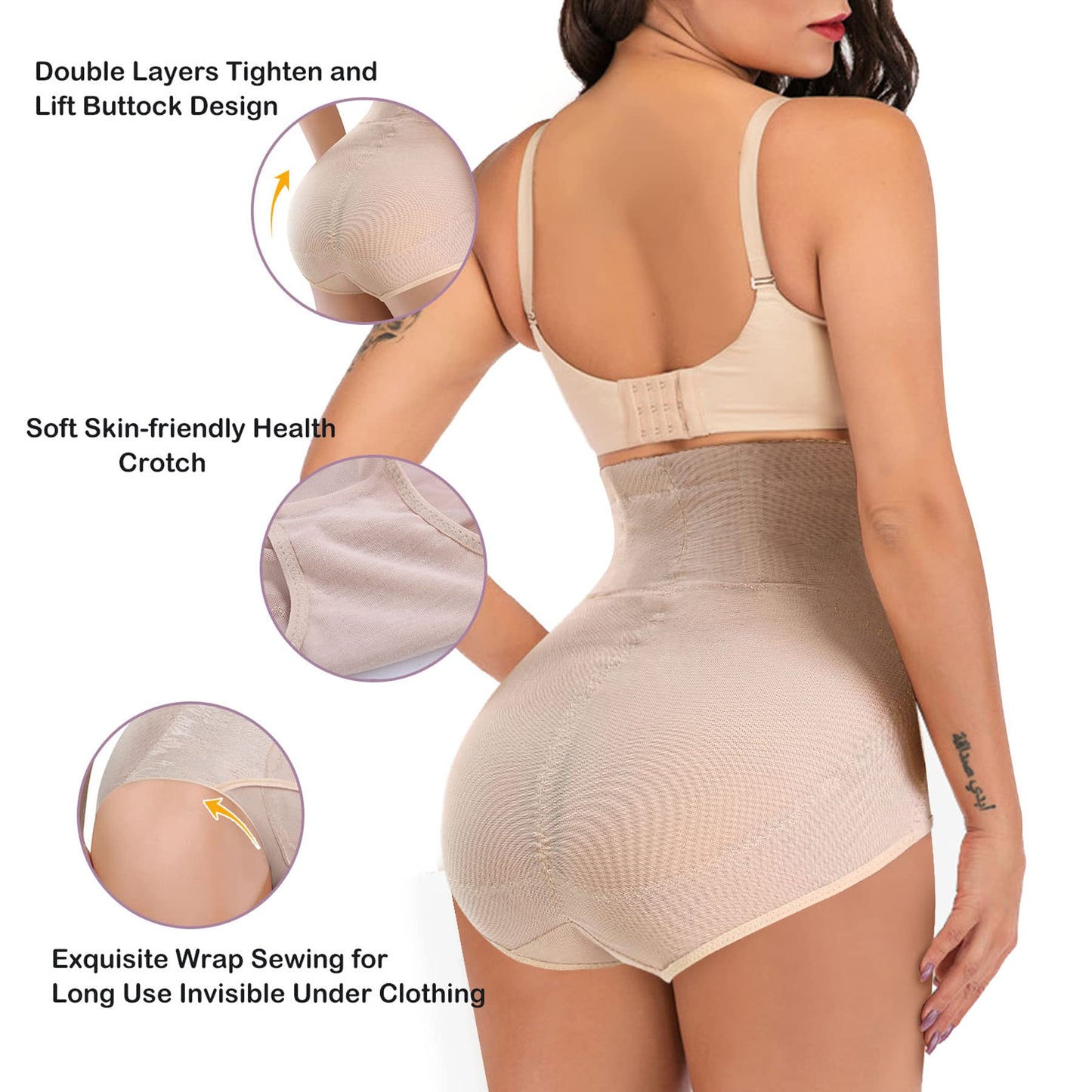 Tummy Control Panties for Women Shapewear Butt Lifter
