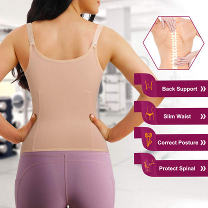 Waist Trainer for Women Tummy Control Corset Vest Postpartum Body Shaper