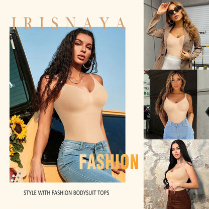 Women Slimming Bodysuits Shapewear Tops Tummy Control Body Shaper