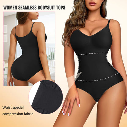 Women Slimming Bodysuits Shapewear Tops Tummy Control Body Shaper