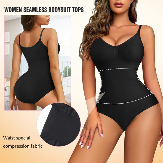 Women Slimming Bodysuits Shapewear Tops Tummy Control Body Shaper