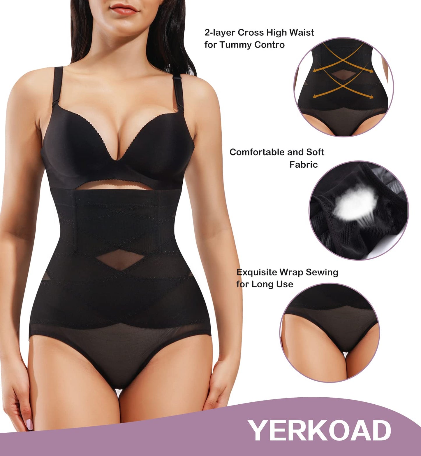 Shapewear for Women Waist Trainer Tummy Control