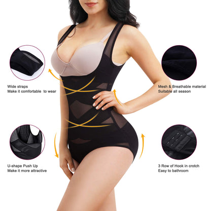 Shapewear Bodysuit for Women Tummy Control Butt Lifter Panty