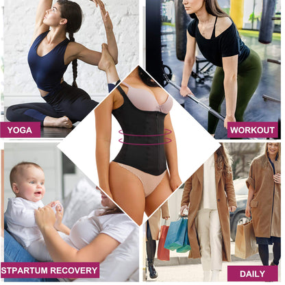 Waist Trainer for Women Tummy Control Corset Vest Postpartum Body Shaper