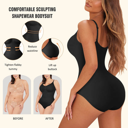 Women Slimming Bodysuits Shapewear Tops Tummy Control Body Shaper