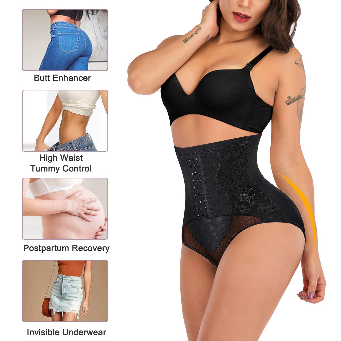 Tummy Control Panties for Women Shapewear Butt Lifter
