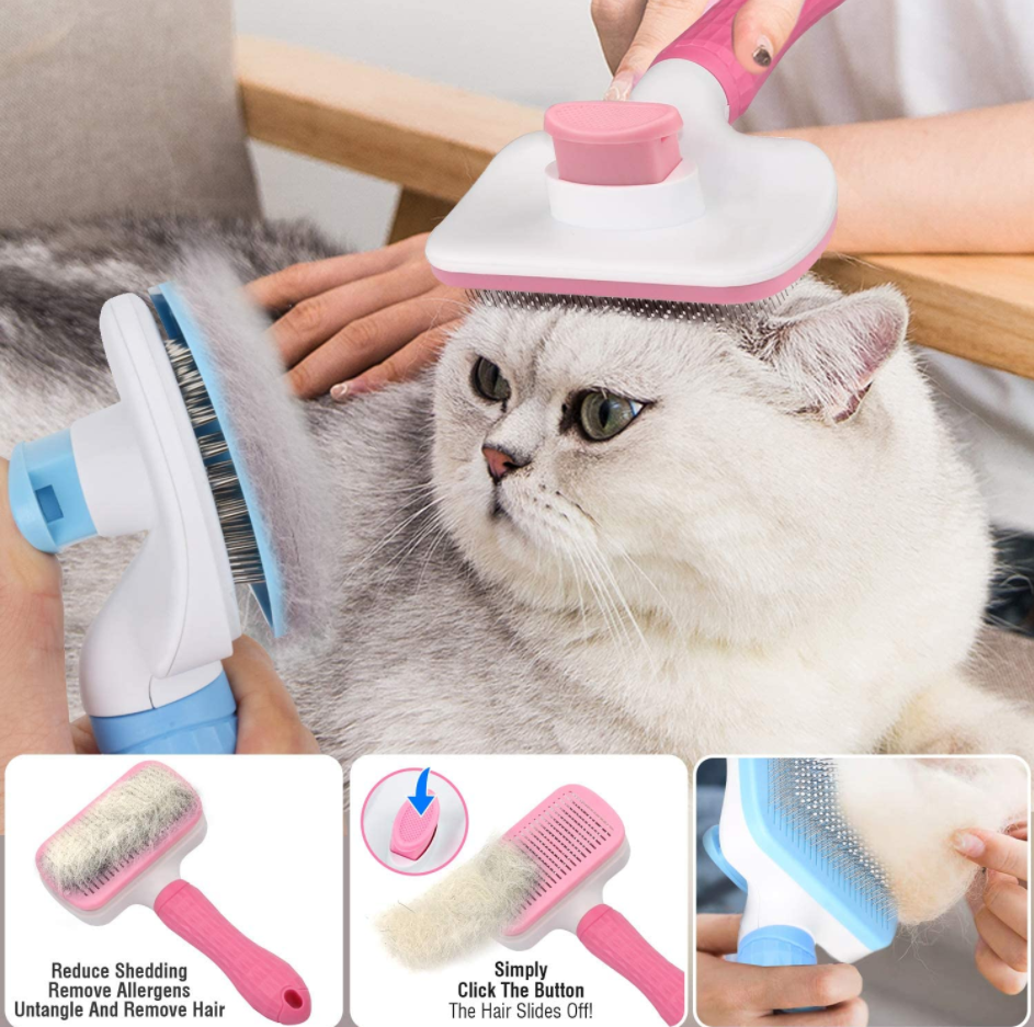 Pet Comb Self Cleaning Brush