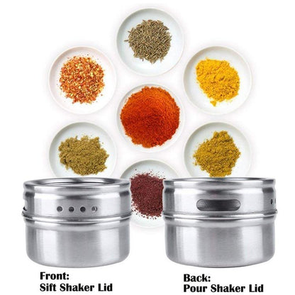 4/6/9 PCS Magnetic Spice Containers Set