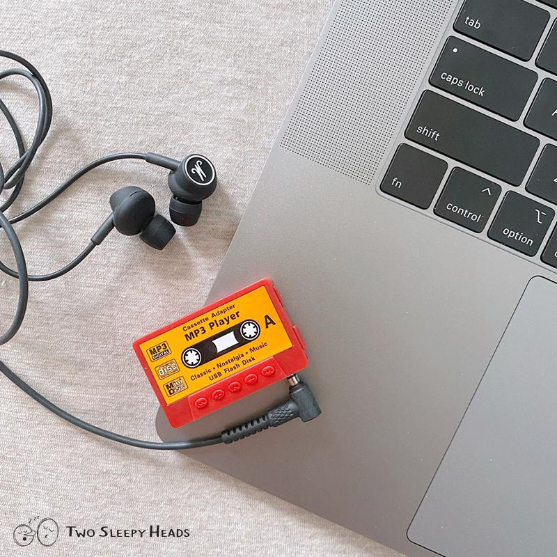 Retro Mini Cassette MP3 Player_red design